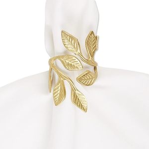 Servilleteros redondos de latón para piezas de centro de mesa de fiesta, servilletero único para decoración del hogar - Product Image 1