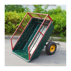 Remorque de jardinage portable pour transporter du terreau, des engrais, des semis et des outils de jardin, construction durable - Product Image 4