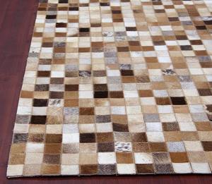 พรมหนัง hairon งานแฮนด์เมดพรมหนังดีไซน์ทันสมัยพรมสำหรับตกแต่งบ้านโรงแรม - Product Image 1