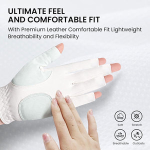 Prix d'usine Gants de golf en cuir Gant de grande qualité Logo personnalisé Gants de golf sublimés - Product Image 3