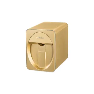Impresora de uñas eléctrica inalámbrica portátil de oro rosa Máquina de impresión de Arte de uñas móvil para salón