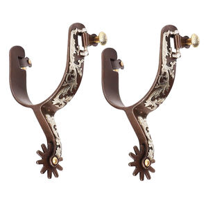 2025 dernier nouveau style anglais en acier équipement de course de chevaux conception unique éperons de cheval - Product Image 3