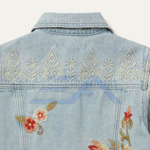 แจ็คเก็ตยีนส์ผู้ชายสีพื้นลำลองสำหรับฤดูหนาวปี 2025 สไตล์สตรีทแวร์ เป็นมิตรกับสิ่งแวดล้อม ระบายอากาศได้ดี สวมใส่สบาย มีโลโก้ด้านหน้า ผลิตจากผ้าฝ้าย 100% คุณภาพสูง - Product Image 6