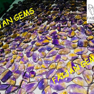 Cabujones de Ametrina Natural Hechos a Mano, Formas y Tamaños Variados, Piedras Preciosas Sueltas Certificadas, Tamaños Personalizables, Venta al por Mayor para la Fabricación de Joyas - Product Image 1