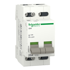 Interruttore SCHNEIDER ELECTRIC A9S60320 Acti9 ISW a 3 Poli 20A 415V, Interruttori Automatici - Product Image 1