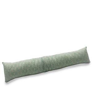 Tappo per porta in tessuto poliestere da 80cm in verde Beige grigio-isolamento termico - Product Image 1