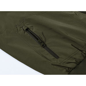 Chaqueta Bomber de Invierno Elegante, Tejido de Alta Calidad con Cierre de Cremallera, Detalle Ligero y Decoración de Bolsillos, Chaqueta Bomber para Hombre - Product Image 5