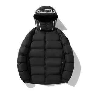 Chaqueta acolchada de invierno de nuevo diseño personalizado para hombre, prendas de vestir informales con cuello levantado, abrigos de alta calidad, chaqueta acolchada para hombre, estilo informal - Product Image 1