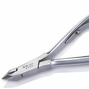 NGHIA OMI Professional CB-101 Pinza para cutículas Juego de manicura y pedicura gris de acero inoxidable de lujo de alta gama - Product Image 1