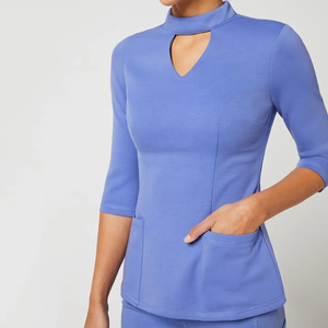 Ensembles de gommages médicaux en spandex imprimé pour femmes uniformes de clinique dentaire d'infirmières hospitalières OEM prix de gros - Product Image 4