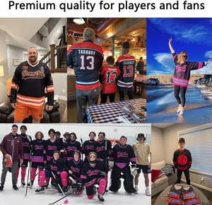 Maillots de hockey tendance pour équipes et clubs OEM approvisionnement direct en usine commandes en gros de points personnalisés - Product Image 3