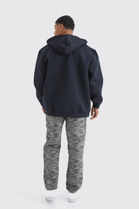 OEM Heavyweight Unisex Zip Sudadera con capucha Sun-Faded Vintage Acid Wash Logotipo personalizado Sudaderas con capucha transpirables Hombres Cremallera personalizable - Product Image 2