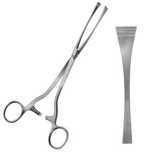 Forceps péritonéens, forceps d'hystérectomie, forceps Baby-Mikulicz, manuel, acier inoxydable, haute qualité - Product Image 3