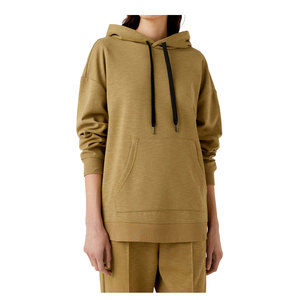 Sweat à capuche 100% coton anti-rides respirant pour femmes personnalisées sweat-shirt imprimé tricoté logo brodé mode de rue à capuche - Product Image 2