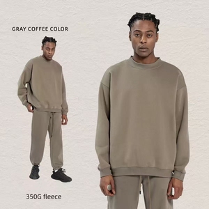 Sudadera Sólida Personalizable, Sudadera Sólida de Algodón Extra Grande, Ropa de Primavera y Otoño, 100% Algodón con Logotipo - Product Image 4