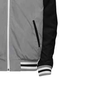 เสื้อแจ็คเก็ตวาร์ซิตี้คุณภาพสูงสำหรับผู้ชายที่ดีที่สุด |   เสื้อกันหนาวคอตั้งมีโลโก้ด้านหน้า |   สีและขนาดที่ปรับแต่งได้ ขายส่ง - Product Image 6