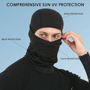 Men's Breathable <b>Ski</b> <b>Mask</b> Full Head Shiesty Sun UV Protection Summer Women's Motorcycle Face <b>Masks</b> Balaclavas 100% Polyester - Product Image 3