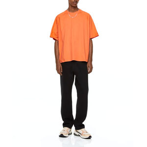 T-shirt personnalisé surdimensionné 100% coton pour hommes poids lourd 240 grammes solide uni grande taille imprimé t-shirt graphique poids lourd - Product Image 4