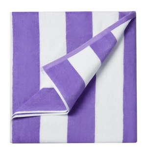 ผ้าขนหนูชายหาดลายทางคอตตอน100% นุ่มมากดูดซับสำหรับกิจกรรมกลางแจ้งอาบน้ำสปาใช้ในชีวิตประจำวันผ้าเช็ดตัวคุณสมบัติต้านจุลชีพ - Product Image 1