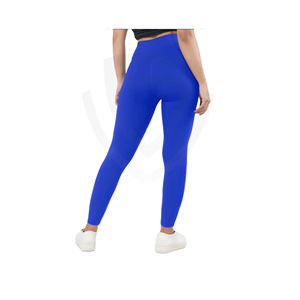 Custom High Quality Seamless Breathable Full Length Yoga Pants <b>Leggings</b> for Women Solid Plaid <b>Pattern</b> Elastic Waist 100% - Product Image 3