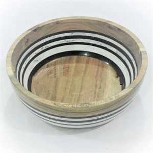 Bol de vaisselle en bois et résine lisse et Durable Unique ou bol de mélange nouvelle cuisine hôtel maison Restaurant utilisation à un prix compétitif - Product Image 6