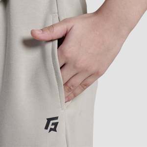 Pantalones de pana beige para mujer, transpirables, de pierna recta y ancha, con cintura media, estilo casual de oficina para la temporada de otoño - Product Image 6