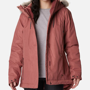 Chaqueta con capucha cortavientos con logotipo personalizado impermeable al aire libre senderismo moda casual rompevientos para mujer - Product Image 2