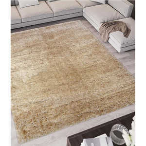 Juego de Alfombras de Pelo Largo Naturales Lagom, 80X150 cm, 7 kg, Suaves y Acogedoras con Elegante Material de Viscosa - Product Image 1
