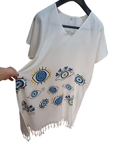 Robe de plage en tissu Viscose à motifs turcs femmes enfants séchage rapide léger plage piscine hôtel Spa maison taille Option - Product Image 4