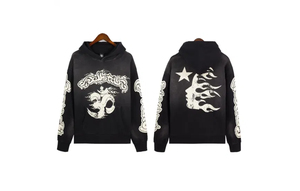 Ensemble de jogging unisexe personnalisé en molleton 100 % coton à séchage rapide avec impression en relief pour l'automne - Product Image 6