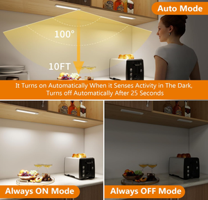 Lumière de placard LED rechargeable moderne, détecteur de mouvement activé, télécommande, 5V, aluminium, intérieur, chambre à coucher, placard, cuisine, 120 - Product Image 2