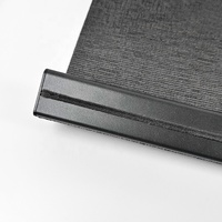 Stores enrouleurs sans fil, sécurité enfant, design simple, en alliage d'aluminium, tissu occultant pour chambre à coucher, fonctionnement facile par poussée et traction