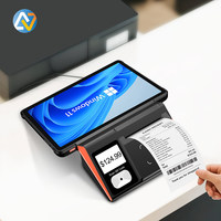 Sistema POS Noryox NB11W con Windows 11, Caja Registradora Todo en Uno, 8GB+128GB de Memoria, Pantalla Táctil de 10 Puntos, Software para Restaurantes