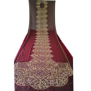 Premium Somali Dirac Fabric Mujeres Nupcial Dirac Wedding and Party Wear Vestido Nueva colección de llegada disponible a precio asequible - Product Image 2