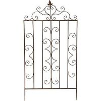 Grande treille de jardin extérieure en fer noir, écologique, thermolaquée, moderne et personnalisable, pour soutenir les roses grimpantes, le lierre et les fleurs