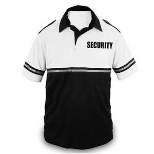 Low MOQ Security <b>Guard</b> <b>Uniform</b> With Pocket Security - Short Sleeve Polo Shirt Security Polo Two Tone With Pocket - Product Image 6