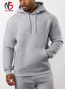 ชุดวอร์มผู้ชายแบบใหม่ ดีไซน์โลโก้สั่งทำ สีเทาอมม่วง  เสื้อฮู้ดดี้และกางเกงจ็อกเกอร์ทรงตรง ผ้าฝ้ายฟลีซ ทรงหลวม สไตล์ลำลอง  ที่นูรัก - Product Image 3