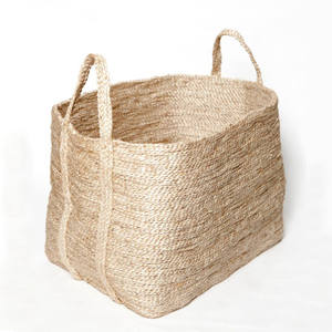 Best Selling High Quality Woven Storage <b>Baskets</b> Exported <b>Jute</b> Woven Hanging Storage <b>Baskets</b> From Bangladesh - Product Image 3