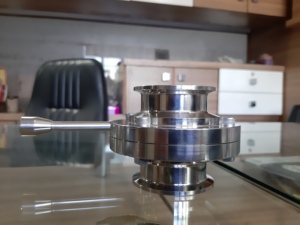 Válvula de Mariposa Sanitaria de Acero Inoxidable Mecanizada por CNC, 2PC/Tri-Clamp, para la Industria Farmacéutica y Alimentaria - Product Image 3