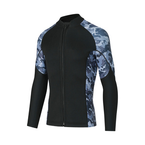 Traje de neopreno de 2 piezas para hombre y mujer, traje de baño térmico separado para surf, esnórquel, pesca submarina, buceo de otoño - Product Image 5