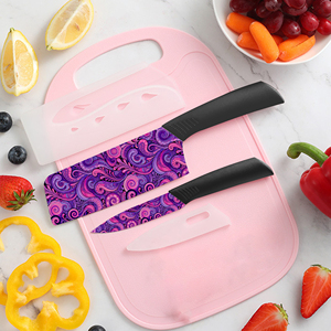 Wholesale Best Selling Ceramic Chef <b>Knife</b> <b>Set</b> 8-Piece Durable Plastic Handles <b>for</b> Barbecue Parties Hot <b>Sale</b> Dropshipping - Product Image 4