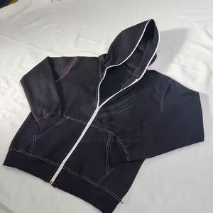 Nouveau modèle de sweat à capuche zippé visage intégral fabriqué au Pakistan Street Wear sweat à capuche zippé visage intégral pour hommes en vente en ligne - Product Image 6