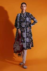 ชุดเสื้อผ้า3ชิ้นสำหรับผู้หญิงชุดเดรสผ้าคอตตอนสำหรับใส่ในชุดเสื้อผ้าสำหรับผู้หญิงชุดเดรสสไตล์ปากีสถาน - Product Image 6