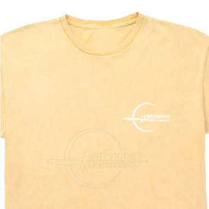 เสื้อยืดผู้ชายซัก100% กรดผ้าฝ้ายระบายอากาศออกแบบได้ตามต้องการ - Product Image 5
