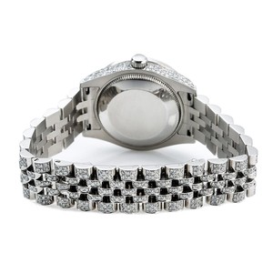 Montre en diamant Moissanite VVS en édition limitée Design Hip Hop unique Boîtier en acier inoxydable entièrement glacé Boîtier en quartz de 36mm - Product Image 6