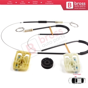 Kit de réparation de lève-vitre BWR5561, porte avant droite pour Octavia MK3 III 5E 2012-2021 4/5 portes 5E0837462 - Product Image 6