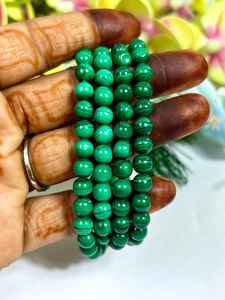 Haute qualité Malachite Mala 108 perles pierres précieuses perles de prière Jap Mala Yoga méditation collier spirituel guérison cristal fournisseur - Product Image 5