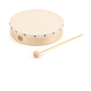 Tambores Chamánicos Hechos a Mano con Marco de Madera para Meditación, Sanación por Sonido y Práctica - Product Image 3