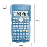 Calculatrice scientifique électronique professionnelle personnalisée KDT 82MS, certifiée CE ROHS, plastique, piles AAA, 240 fonctions, deux lignes