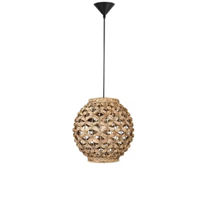 Pantalla de jacinto de agua al por mayor, cubiertas de luz de fibra natural con marca personalizada, cubiertas de luz de fibra natural - Product Image 5